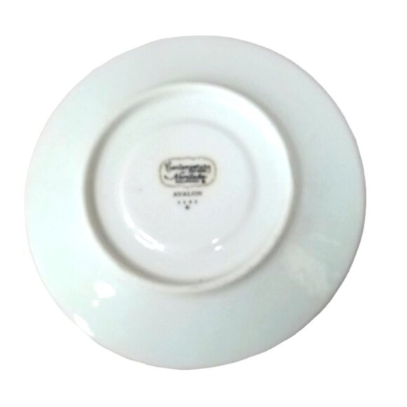 Vintage Noritake Philippines Avalon 3390 Footed Cup and Saucer - Picture 8 of 10